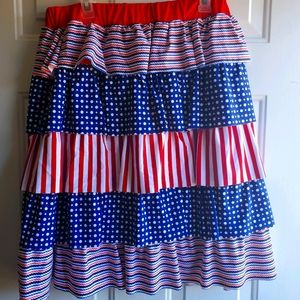 Dainty Jewells patriotic swim skirt